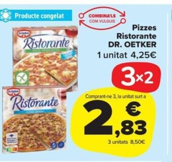 Carrefour Pizzes Ristorante Dr. Oetker oferta