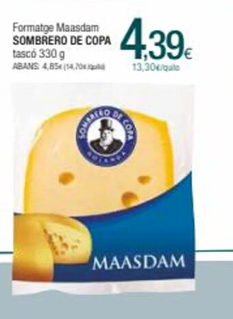 Condis Formatge maasdam sombrero de copa oferta