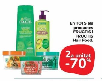 Carrefour En Tots Els Productes Fructis i Fructis Hair Food oferta
