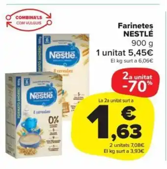 Carrefour Farinetes Nestlé oferta