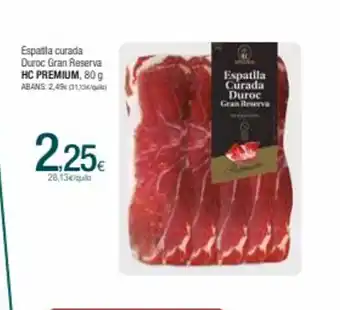 Condis Espatlla curada duroc gran reserva oferta