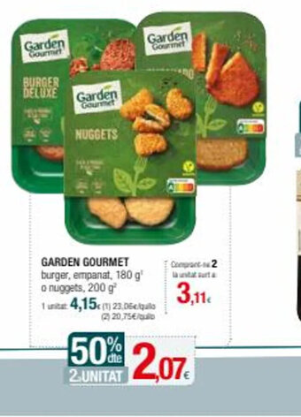 Condis Garden gourmet oferta