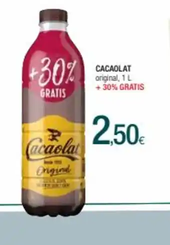 Condis Cacaolat original 1L oferta