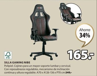 JYSK Silla Gaming Nibe oferta