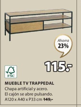 JYSK Mueble Tv Trappedal oferta
