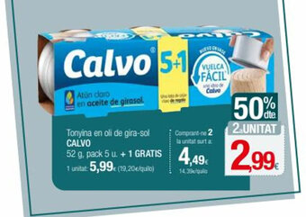 Condis Tonyina en oli de gira-sol calvo oferta