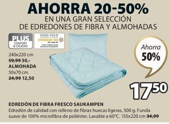JYSK Edredón de Fibra Fresco Saukampen oferta