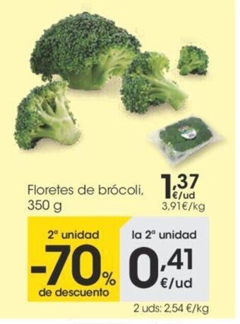 Eroski Floretes de brócoli, 350g oferta