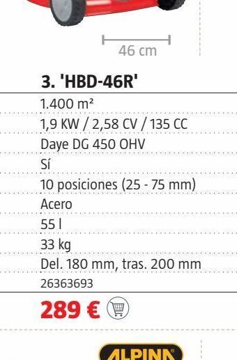 Bauhaus Cortacésped a gasolina oferta
