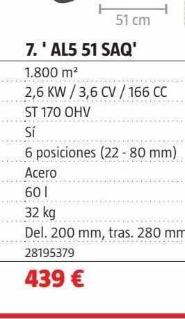 Bauhaus Cortacésped a gasolina oferta