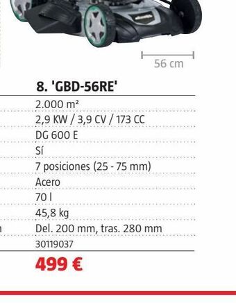 Bauhaus Cortacésped a gasolina oferta