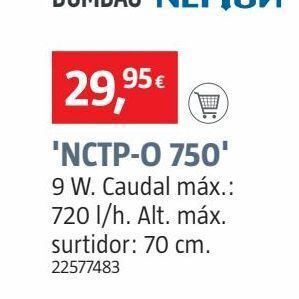 Bauhaus Bomba de agua oferta