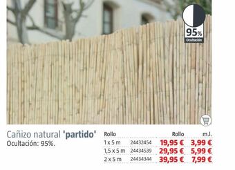 Bauhaus Cañizo natural oferta