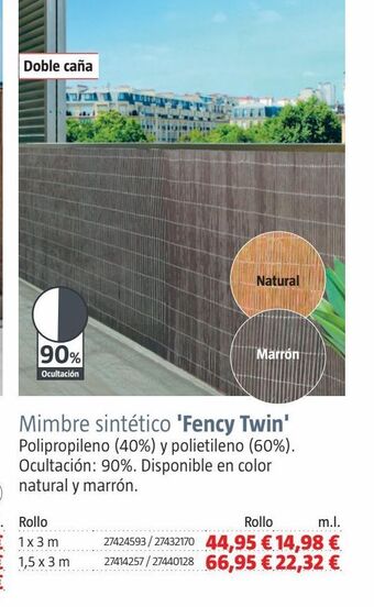 Bauhaus Mimbre oferta