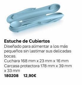 Tupperware Estuche de cubiertos diseñado para alimentar a los más pequeños sin lastimar sus delicadas bocas. cuchara 168 mm x 23 mm x oferta