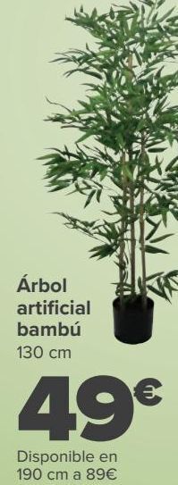 Carrefour Árbol artificial bambú oferta