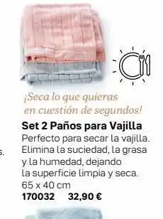 Tupperware Ch ¡seca lo que quieras en cuestión de segundos! set 2 paños para vajilla perfecto para secar la vajilla. elimina la sucieda oferta