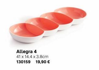 Tupperware Allegra 4 41 x 14.4 x 3.8cm 130159 19,90 € oferta