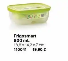 Tupperware Frigosmart 800 ml 18,8 x 14,2 x 7 cm 110041 19,90 € oferta