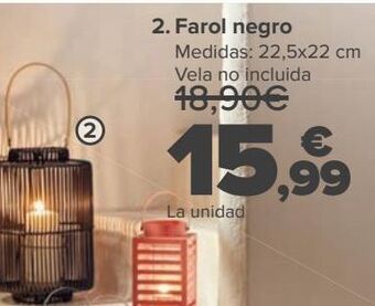 Carrefour Farol negro oferta