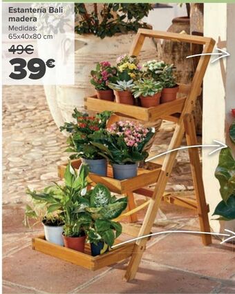 Carrefour Estantería bali madera oferta