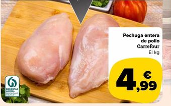 Carrefour Market Pechuga entera de pollo carrefour oferta