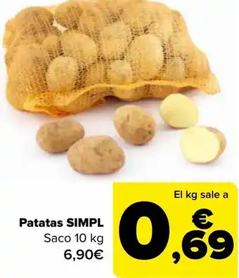 Carrefour Patatas simpl saco 10 kg oferta