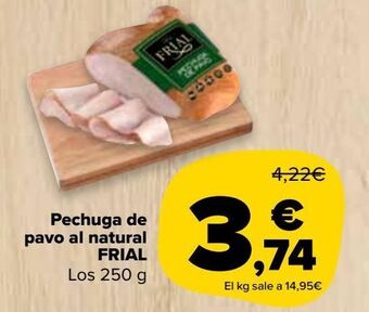 Carrefour Market Pechuga de pavo al natural frial oferta