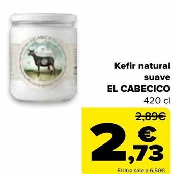 Carrefour Kefir natural suave el cabecico oferta