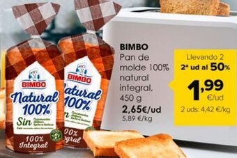 Autoservicios Familia Pan de molde bimbo oferta