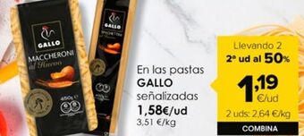 Autoservicios Familia Pasta gallo oferta