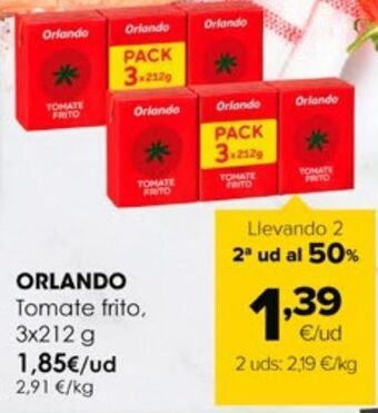 Autoservicios Familia Tomate frito orlando oferta