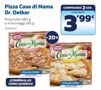AhorraMas Pizza casa di mama dr. oetker oferta