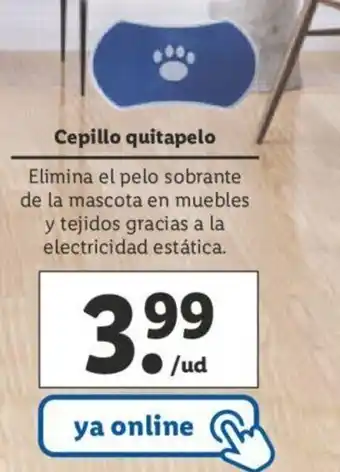 Lidl Cepillo Quitapelo oferta