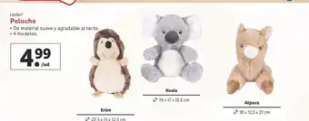 Lidl Zoofari Peluche oferta