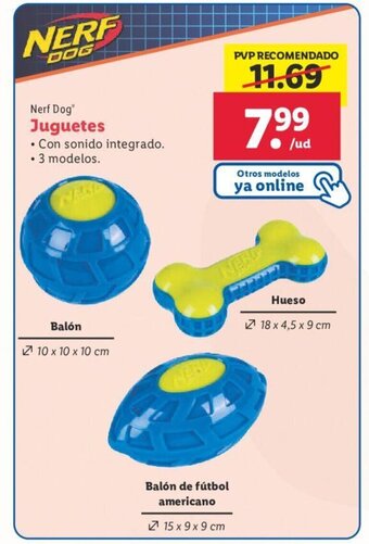 Lidl Nerf Dog Juguetes oferta