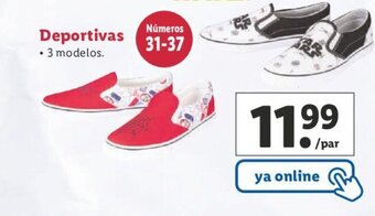 Lidl Deportivas oferta