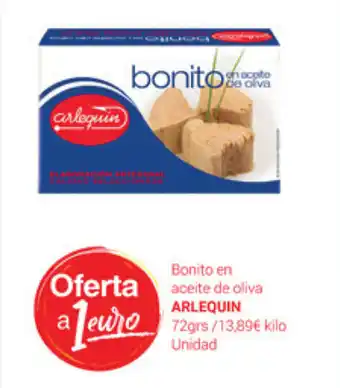 Supermercados Plaza Arlequin Bonito en aceite de oliva 72grs oferta