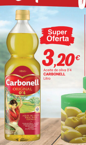 Supermercados Plaza Carbonell Aceite de oliva 0'4 Litro oferta