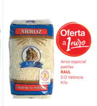 Supermercados Plaza Raul Arroz especial paellas d.O Valencia Kilo oferta