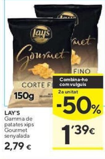 Caprabo Lay's Gamma De Patates Xips Gourmet Senyalada oferta