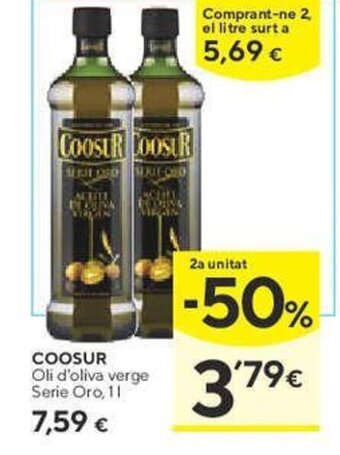 Caprabo Coosur Oli D'Oliva Verge Serie Oro, 11 oferta