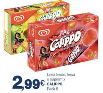 Supermercados Plaza Calippo Lima Limón, fresa o supermix oferta