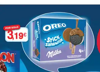 Supermercados Plaza Oreo Stick Sandwich Milka oferta