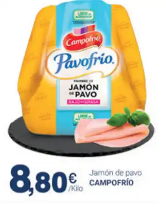 Supermercados Plaza Campofrio Jamón de pavo oferta
