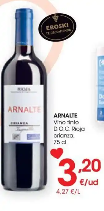 Eroski Vino Tinto D.O.C. Rioja Crianza, 75cl oferta
