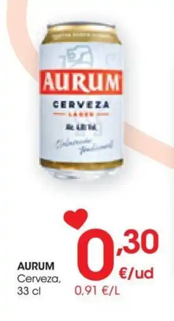 Eroski Aurum Cerveza, 33cl oferta