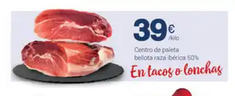 Supermercados Plaza Centro de paleta bellota raza ibèrica 50% oferta