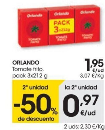 Eroski Orlando Tomate Frito oferta