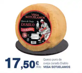 Supermercados Plaza Vega Sotuelamos Queso puro de oveja curado Diablo oferta